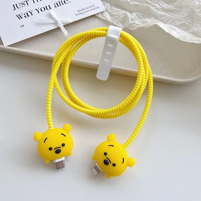 Cartoon Charger Cable Protector