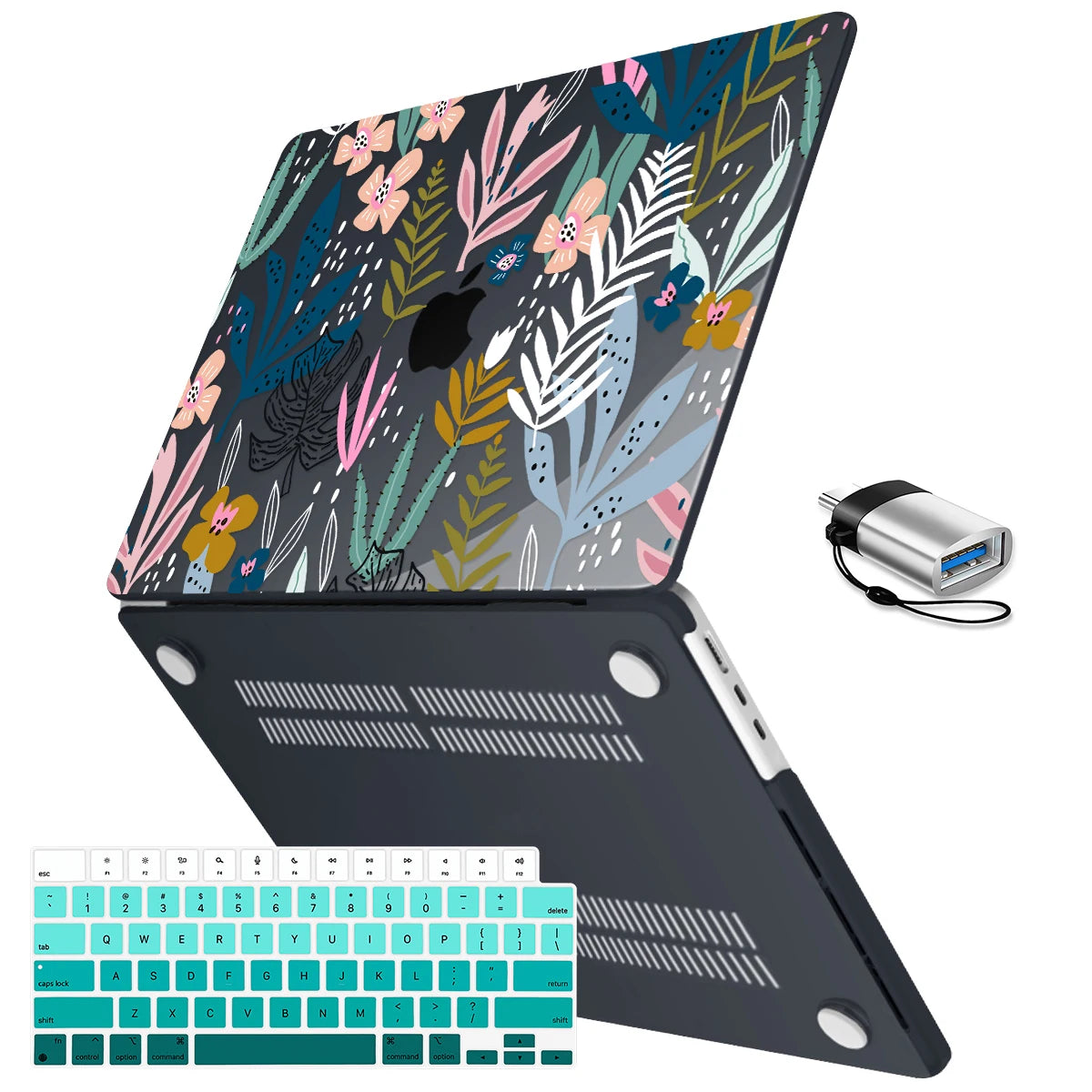 Blue Butterfly Crystal Case for MacBook