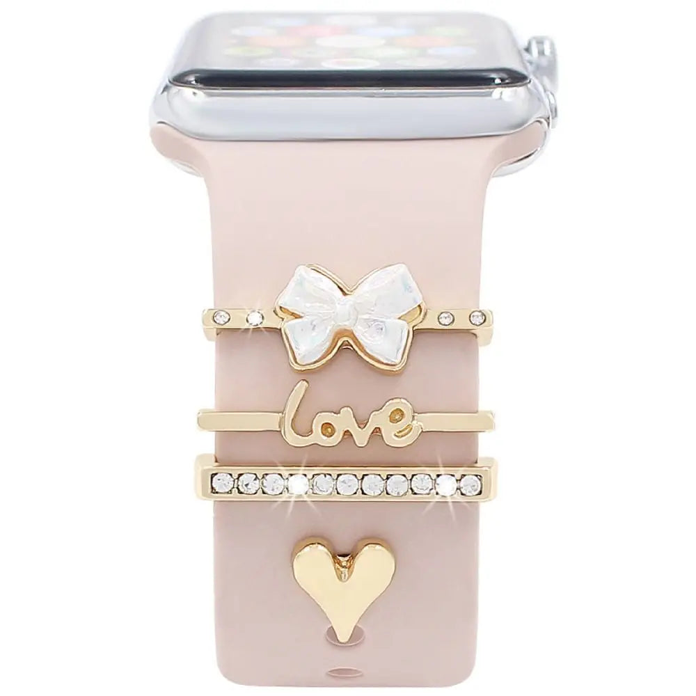 Diamond Decorative Rings iwatch Strap
