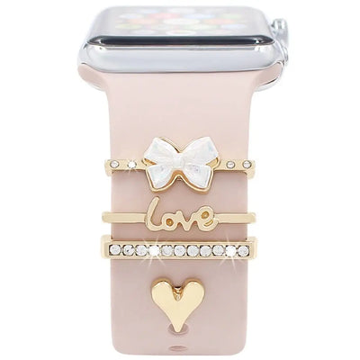 Diamond Decorative Rings iwatch Strap