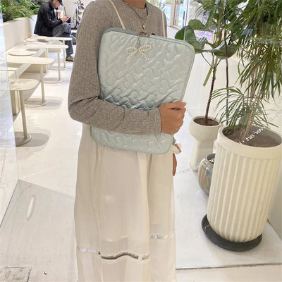 Hearts Pattern Macbook Air Bag