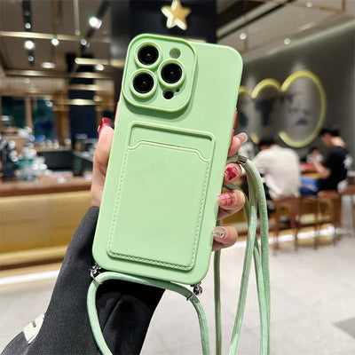 iPhone Cover with Card Bag