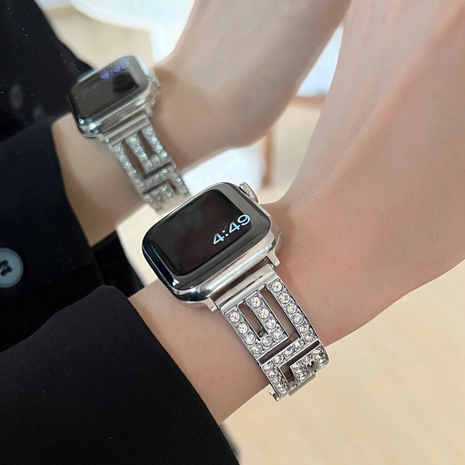 Luxury Diamond iWatch Bracelet
