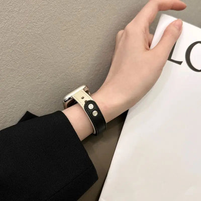 Thin Leather Strap for Apple Watch