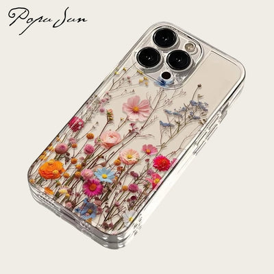 Transparent Flower iPhone Cover
