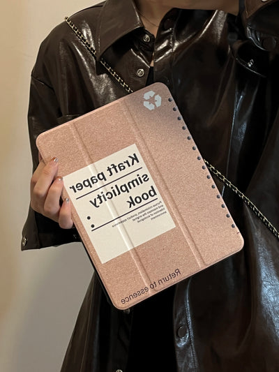 Cute notebook iPad Case