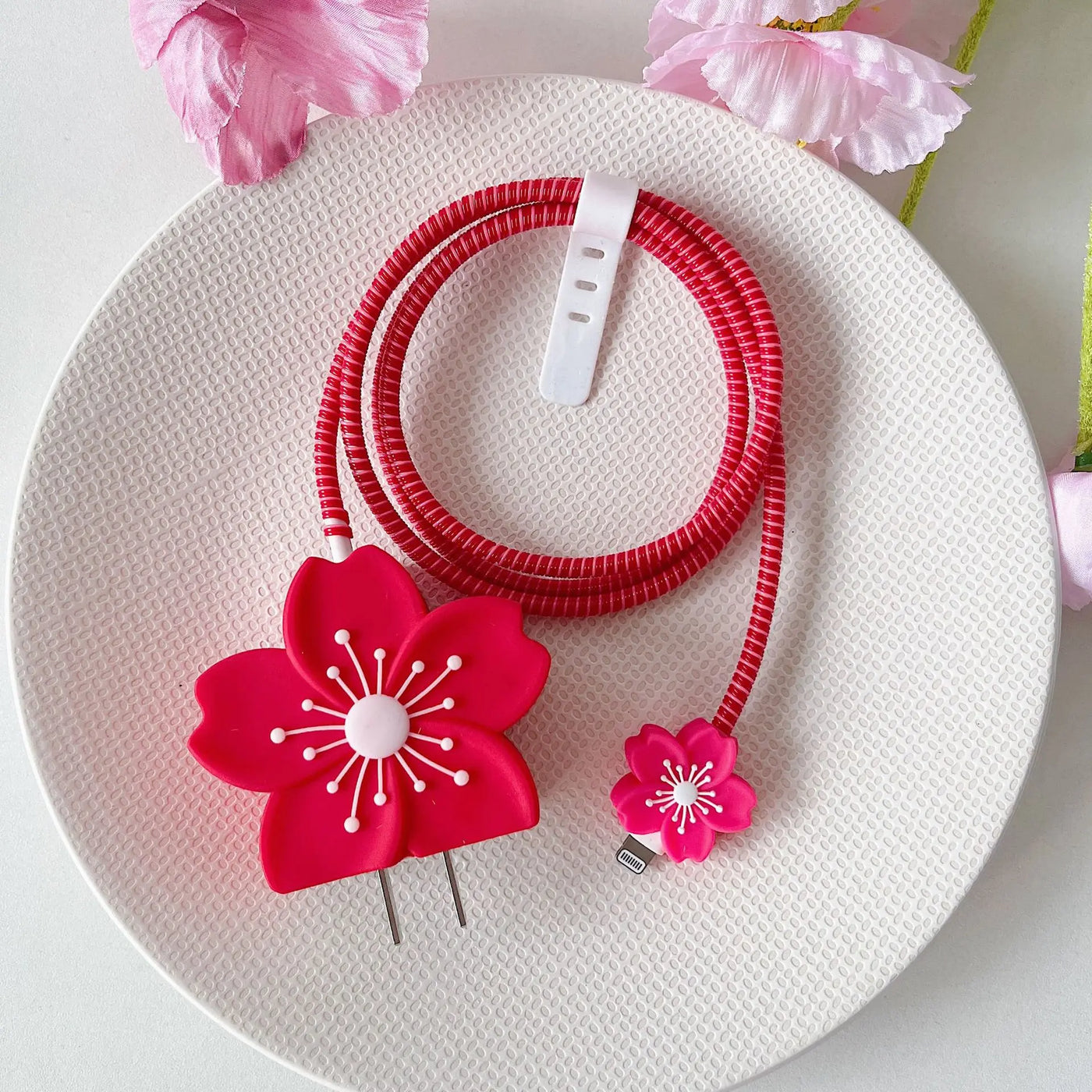Begonia Flower Charger Protector