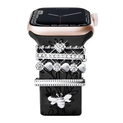 Diamond Decorative Rings iwatch Strap