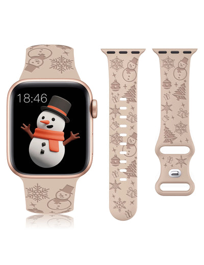 iWatch Christmas Floral Band