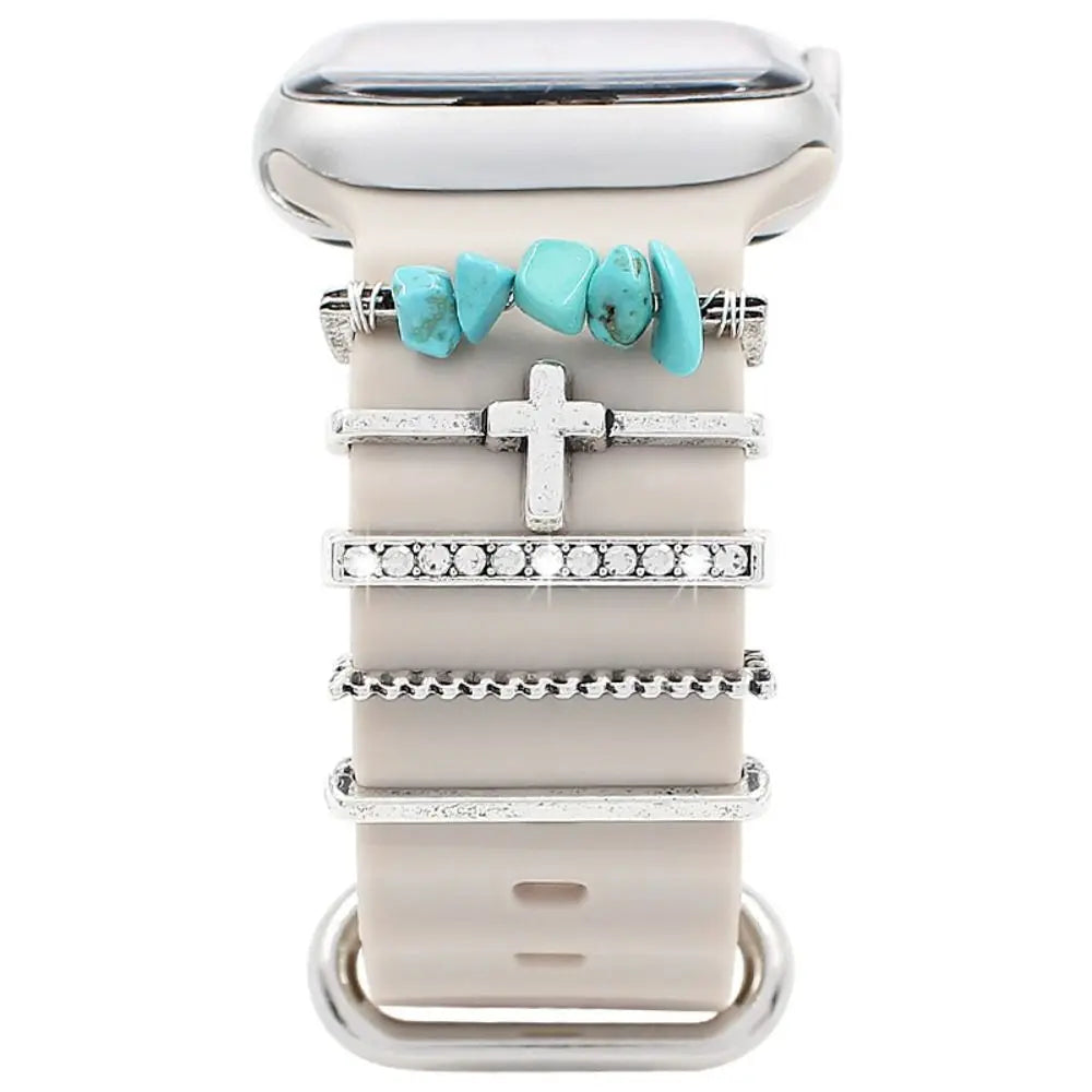 Diamond Decorative Rings iwatch Strap