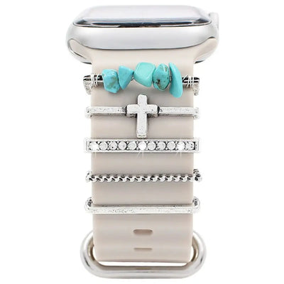 Diamond Decorative Rings iwatch Strap
