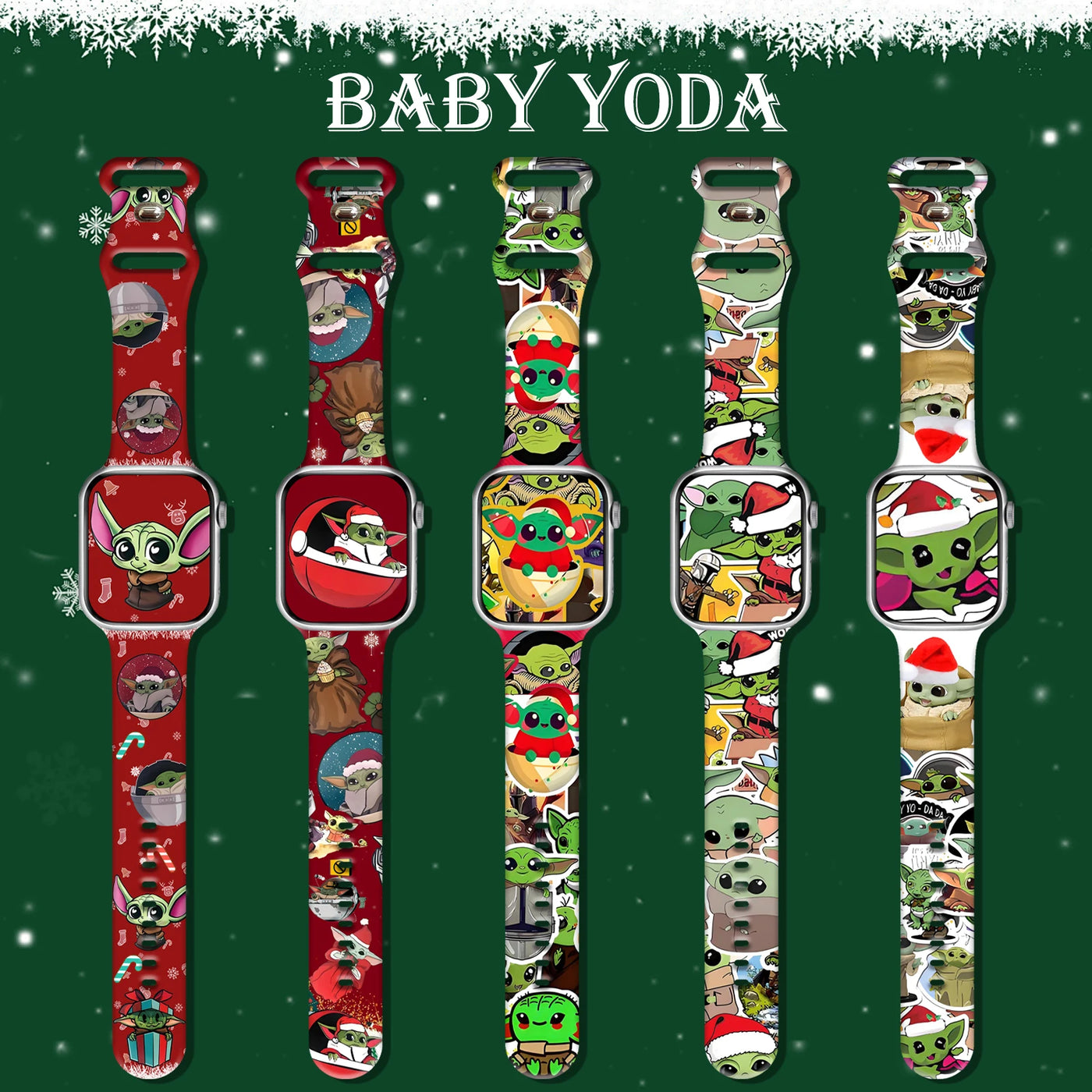 Yoda Christmas iWatch Strap