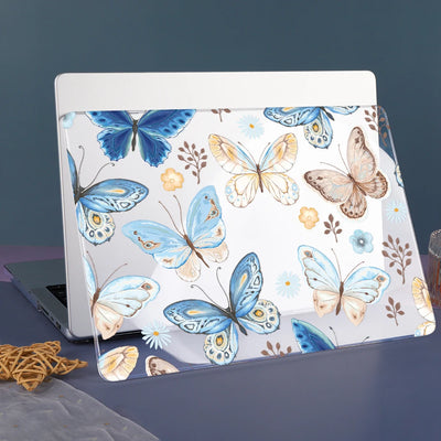 Blue Butterfly Crystal Case for MacBook