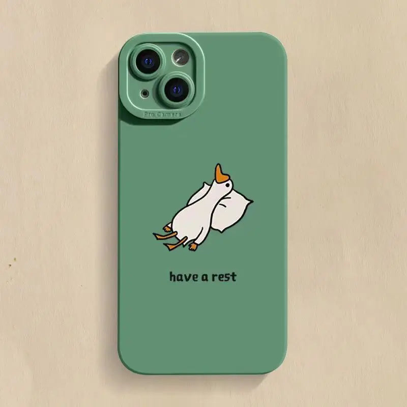 Duck Silicone iPhone Cover
