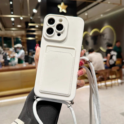 iPhone Cover with Card Bag