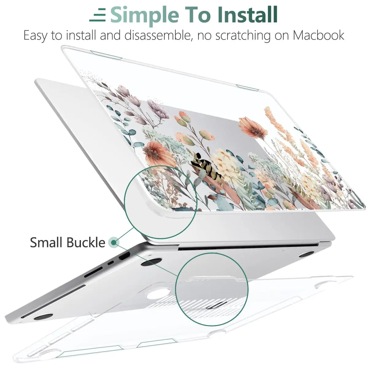 MacBook Air Floral Case