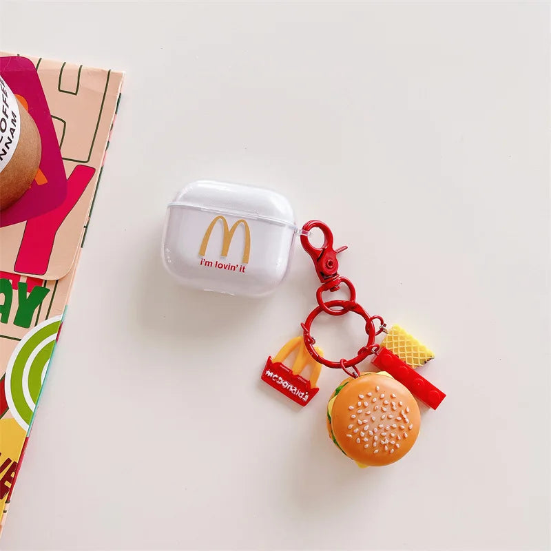 Cute Burger AirPods Cover