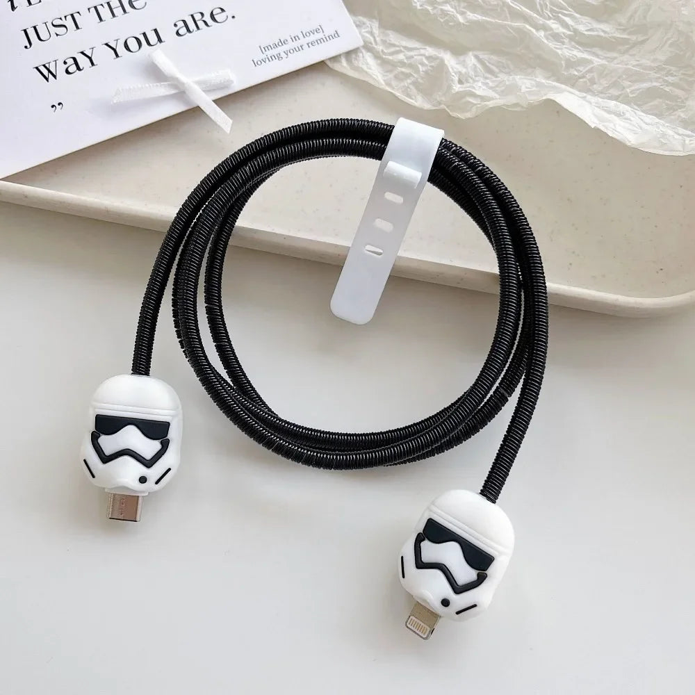 Cartoon Charger Cable Protector