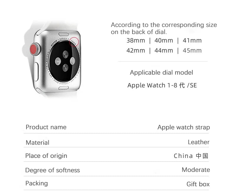 iWatch Horse Leather Strap