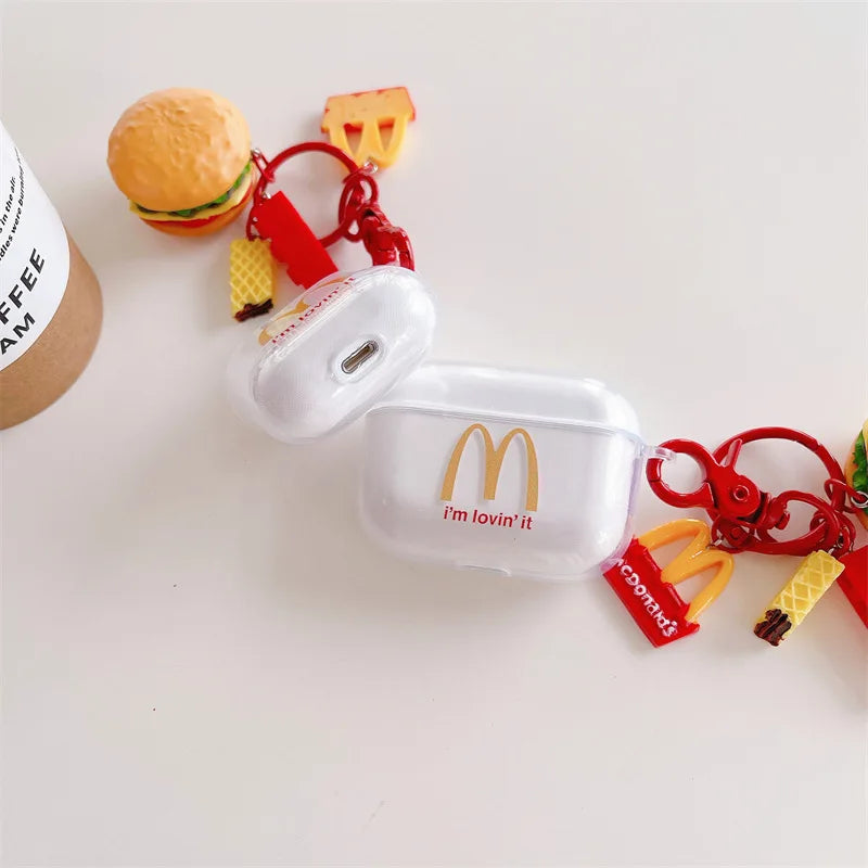 Cute Burger AirPods Cover