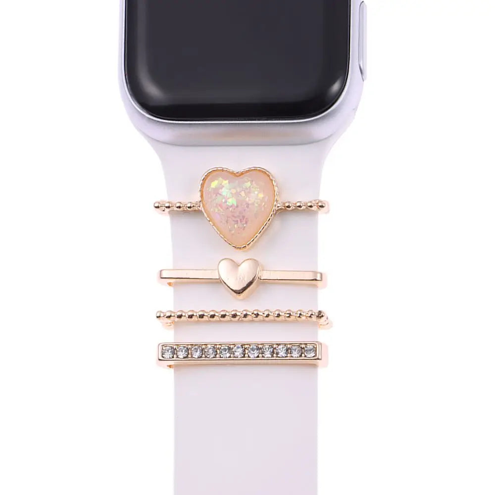 Diamond Decorative Rings iwatch Strap