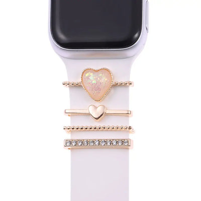Diamond Decorative Rings iwatch Strap