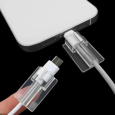 Transparent Charger Cover With Ties