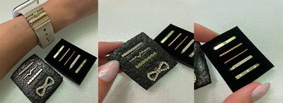 Diamond Decorative Rings iwatch Strap
