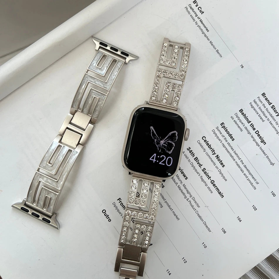 Luxury Diamond iWatch Bracelet