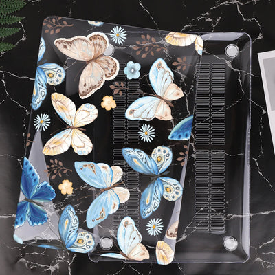 Blue Butterfly Crystal Case for MacBook