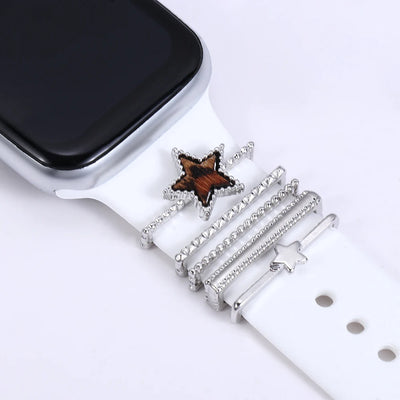 Diamond Decorative Rings iwatch Strap