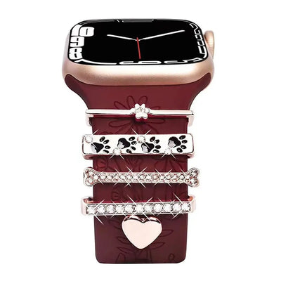 Diamond Decorative Rings iwatch Strap