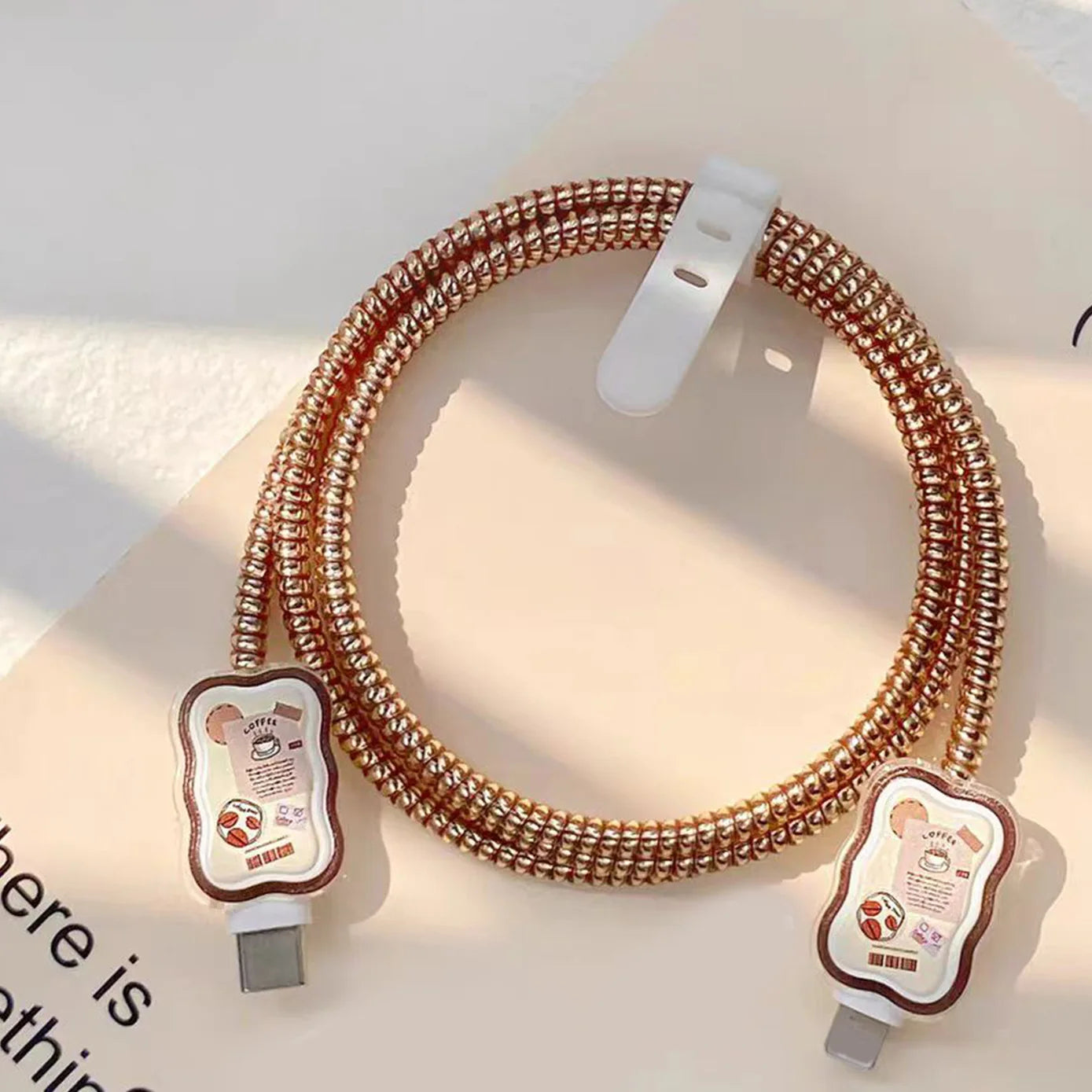 Cute Coffee Charger Cover