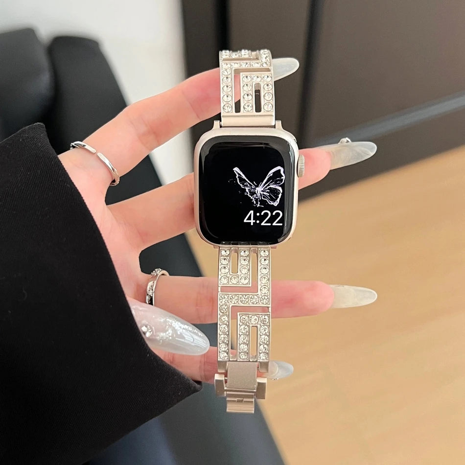 Luxury Diamond iWatch Bracelet
