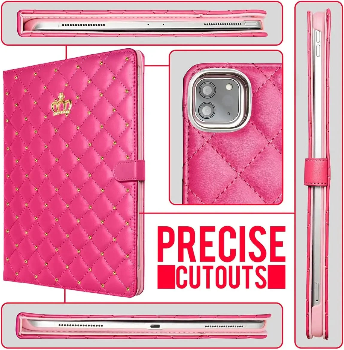 Crown Bling Diamond iPad Case
