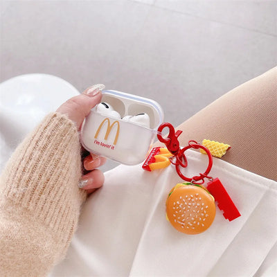 Cute Burger AirPods Cover