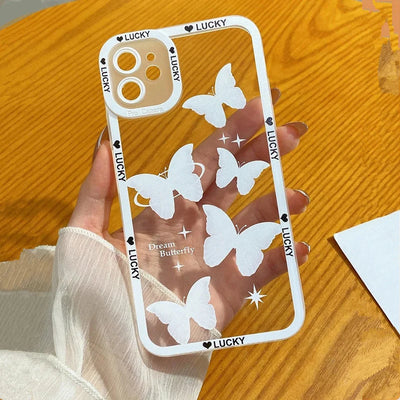 Pink Butterfly iPhone Cover
