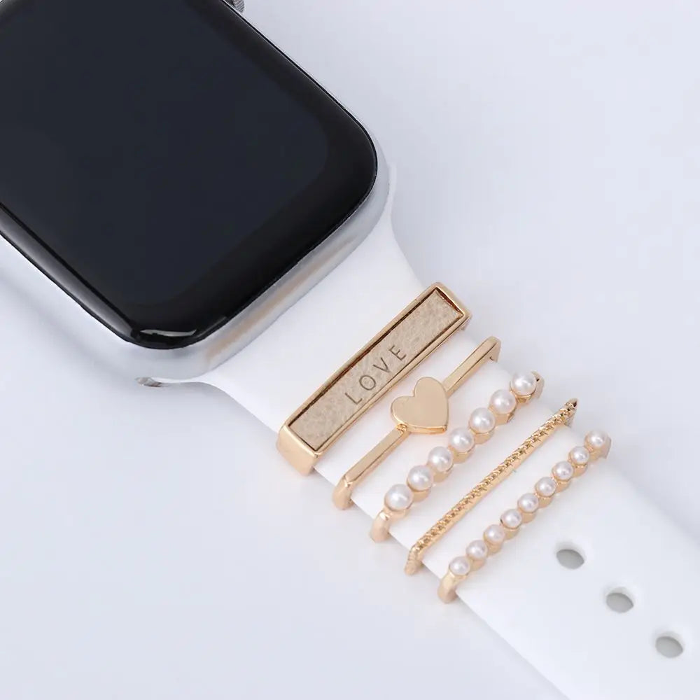 Diamond Decorative Rings iwatch Strap