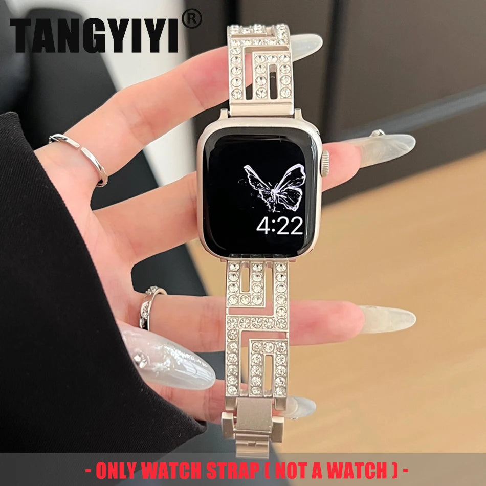 Luxury Diamond iWatch Bracelet