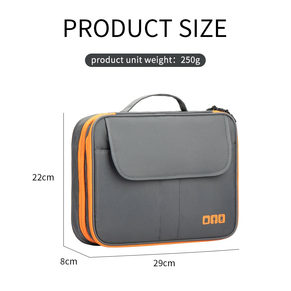 Travel Electronics Organizer Pouch