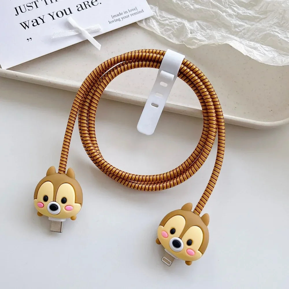 Cartoon Charger Cable Protector