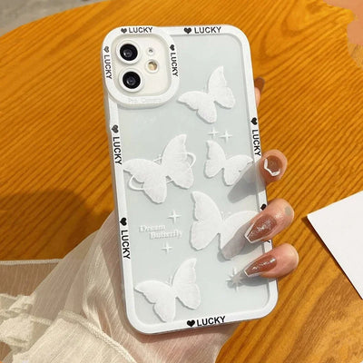Pink Butterfly iPhone Cover