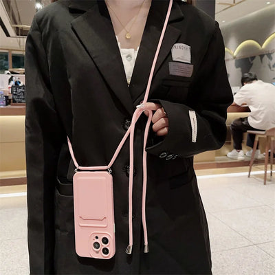 iPhone Cover with Card Bag