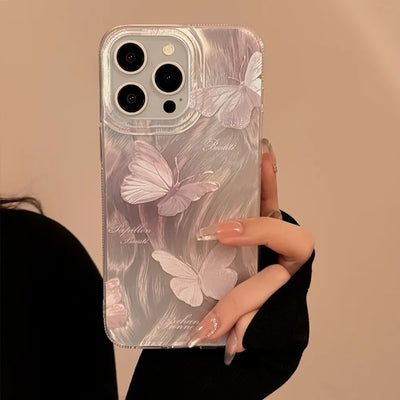 Butterfly shiny iPhone case