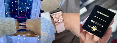 Diamond Decorative Rings iwatch Strap