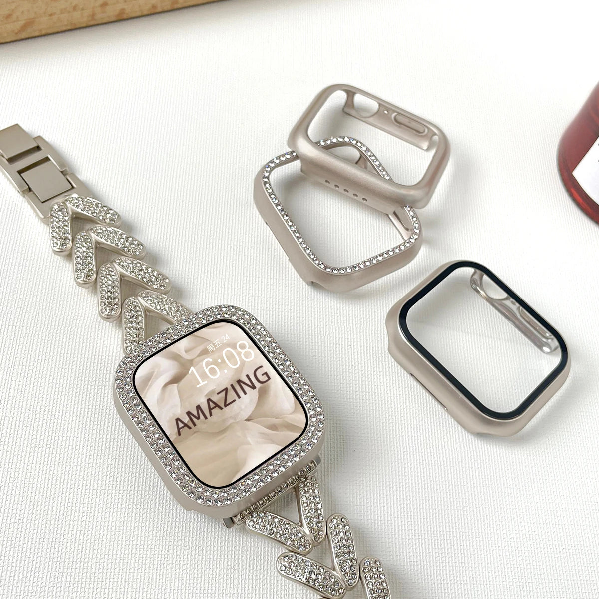 Starlight Cover For Apple Watch
