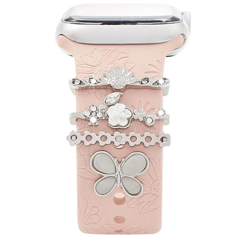 Diamond Decorative Rings iwatch Strap