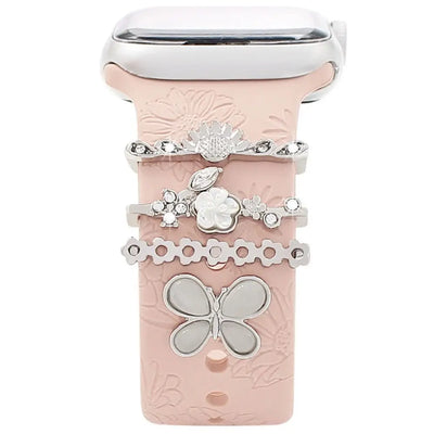 Diamond Decorative Rings iwatch Strap