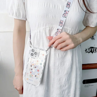 Cute Bear Cross-body Case