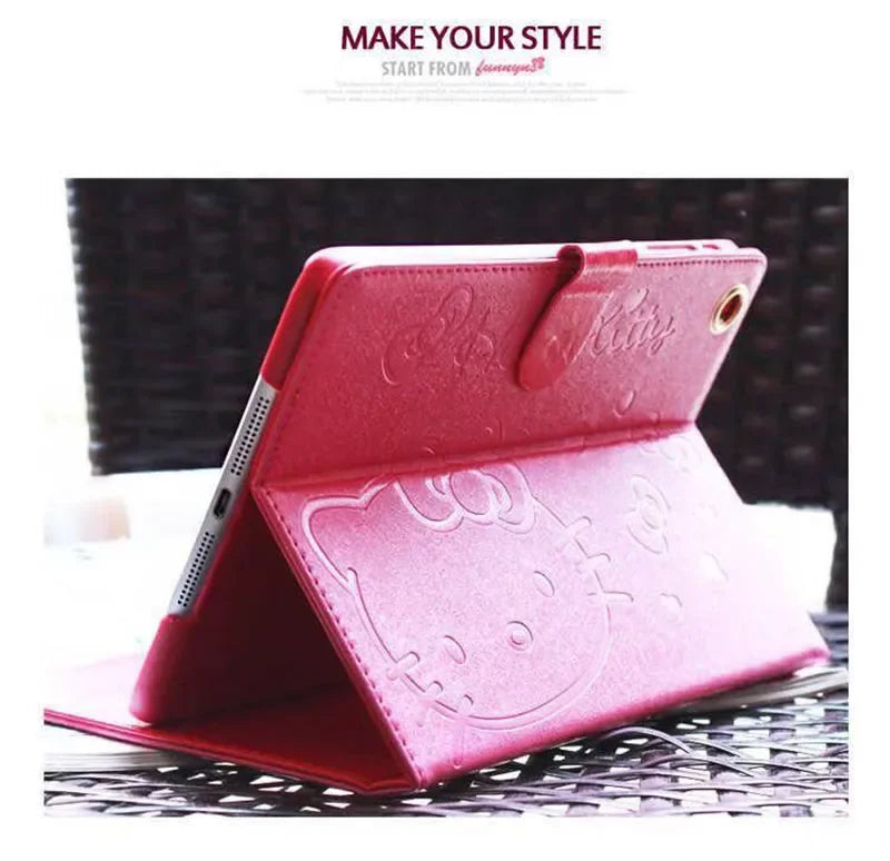 iPad Leather Kitty Cover